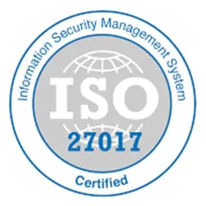 ISO/IEC 27017 certified — cloud security
